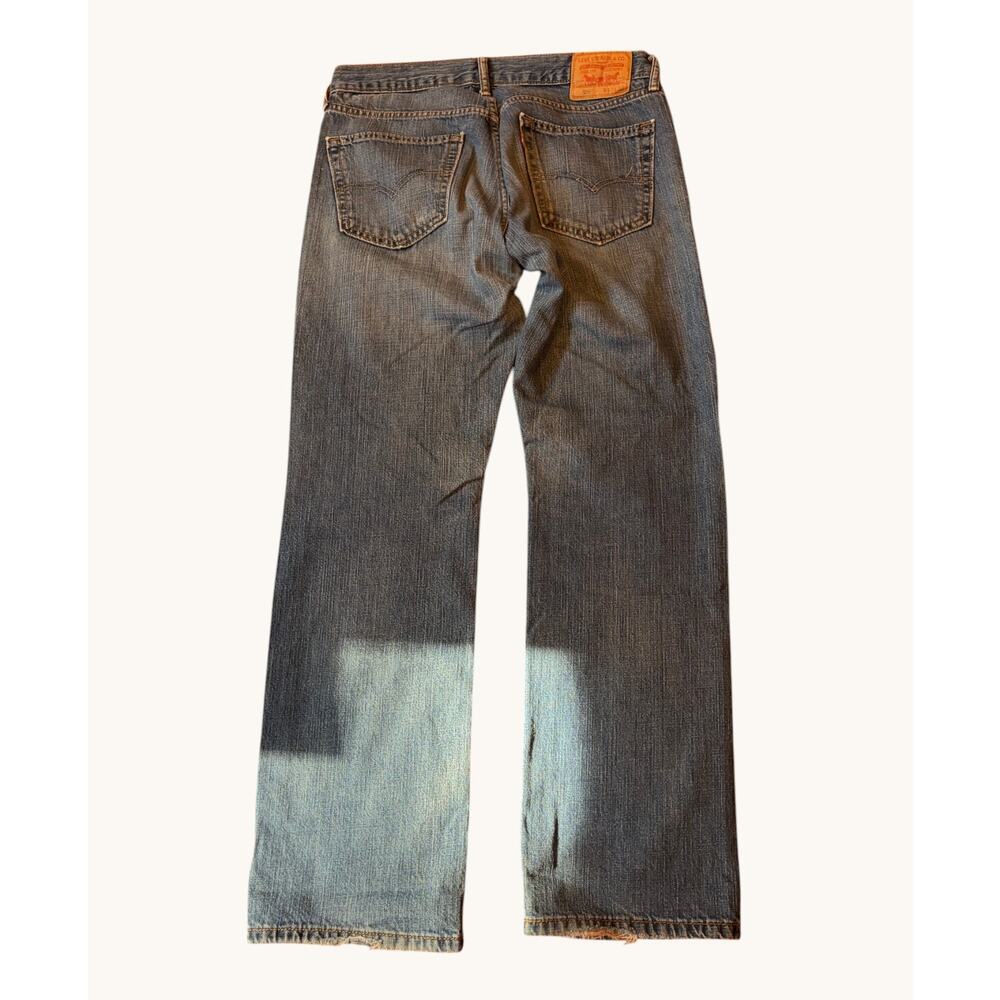 LEVI'S Men's 559 Relaxed Straight Fit Jeans Blue 33 x 32 Distressed 34 x 30.5 - Picture 2 of 13